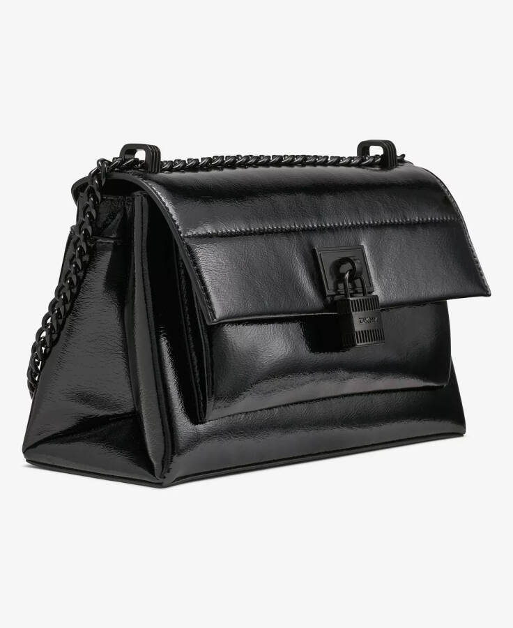 Evie Flap Small Shoulder Bag Black - 3