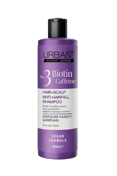 Expert Biotin & Caffeine Anti-Hair Loss Hair Care Shampoo - Helps to Grow Faster - 350 ml - 10