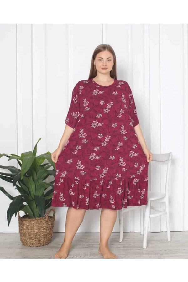 EXTRA LARGE SIZE COTTON DRESS - 1