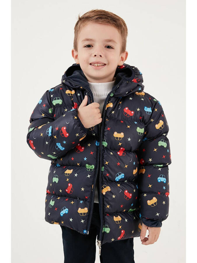 Extra Padded Hooded Puffer Jacket with Soft Fleece Lining 5763003 - 2