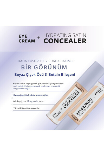 Eye Cream Hydrating Satin Concealer - Under Eye Concealer 62 Ivory - 23