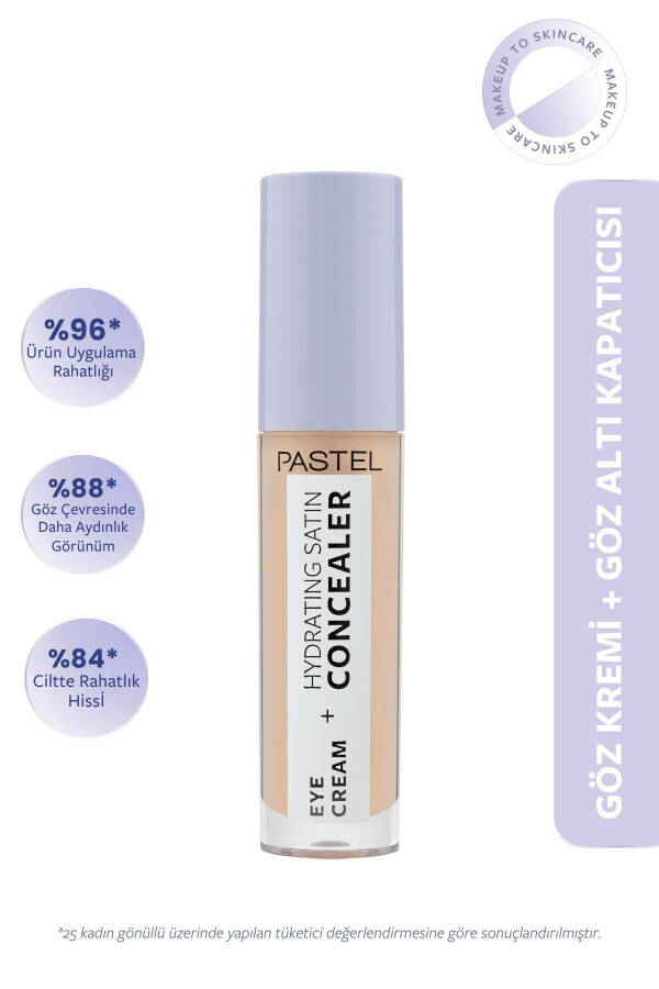 Eye Cream Hydrating Satin Concealer - Under Eye Concealer 62 Ivory - 9