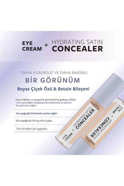 Eye Cream Hydrating Satin Concealer - Under Eye Concealer 62 Ivory - 15