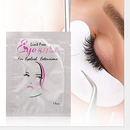 Eye Gel Patches, Under Eye Pads Lint Free Lash Extension Eye Gel Patches for Eyelash Extension (100) - 2