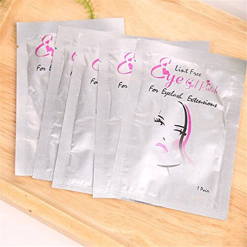 Eye Gel Patches, Under Eye Pads Lint Free Lash Extension Eye Gel Patches for Eyelash Extension (100) - 3