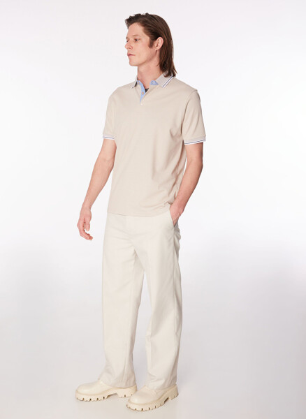 Fabrika Comfort Beige Polo T-Shirt - 2