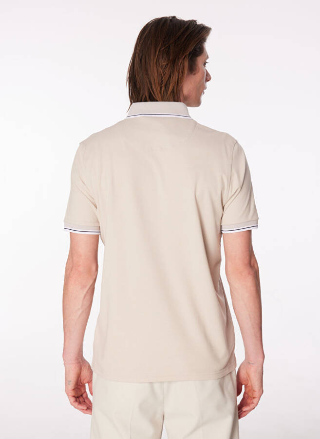 Fabrika Comfort Beige Polo T-Shirt - 5