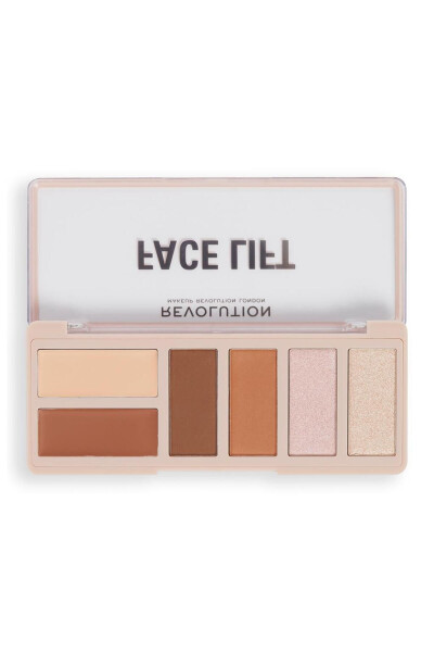 Face Lift Palette Light To Medium Blush, Contour and Bronzer Palette - 7