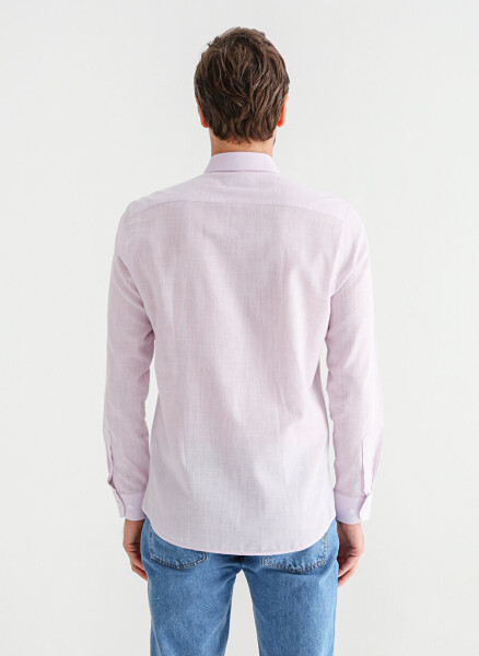 Factory Lilac Men's Button-Down Shirt SALTY - 12