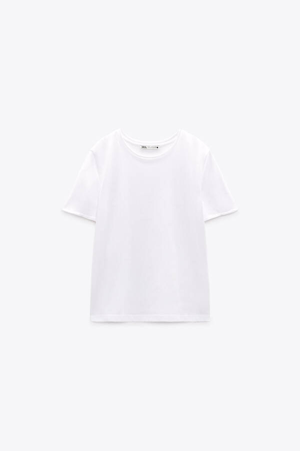 FADE EFFECT SHORT SLEEVE T-SHIRT - White - 13