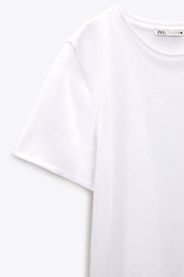 FADE EFFECT SHORT SLEEVE T-SHIRT - White - 15