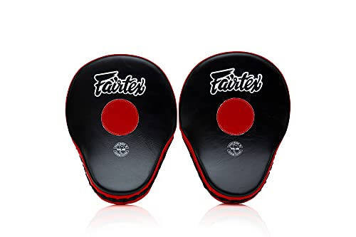 Fairtex FMV9 Konturli Fokus Mittslari |Boks, Muay Tay, Kikboks uchun Zarba Aniqligi va Himoyasi|Ergonomik Dizayn, Yumshoq To'ldirish, Xavfsiz O'tirish Teri - 3