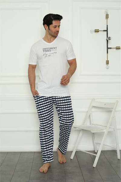 Family Combed Cotton Pajama Set (father - son) 50113 Sold Separately. Prices Are Different - 3