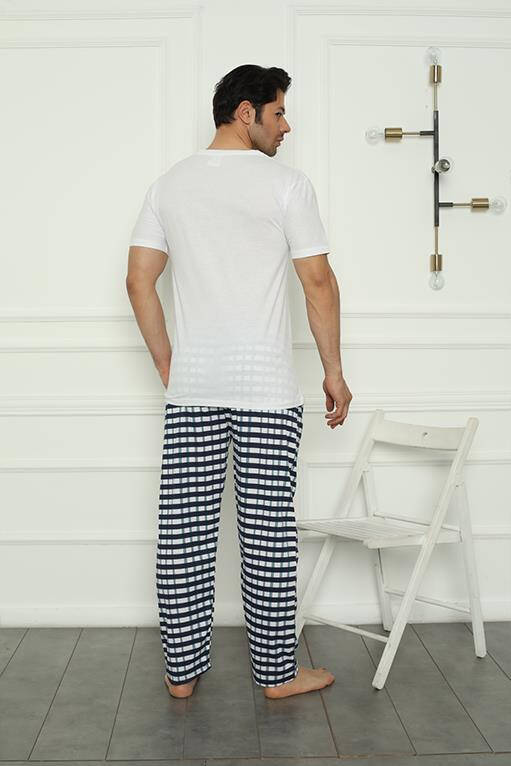 Family Combed Cotton Pajama Set (father - son) 50113 Sold Separately. Prices Are Different - 5