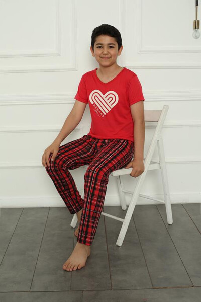 Family Combed Cotton Pajama Set (father - son) 50114 Sold Separately. Prices Are Different - 6