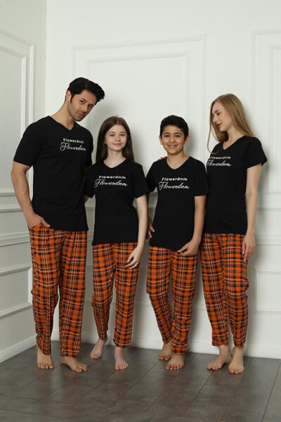 Family Combed Cotton Pajama Set (mother - daughter) 50118 Sold Separately. Prices Are Different - 1