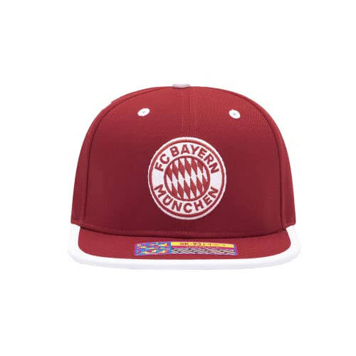 Fan Ink Bayern Münih 'Tape' Ayarlanabilir Snapback Futbol Şapkası/Beresi Mavi - 1