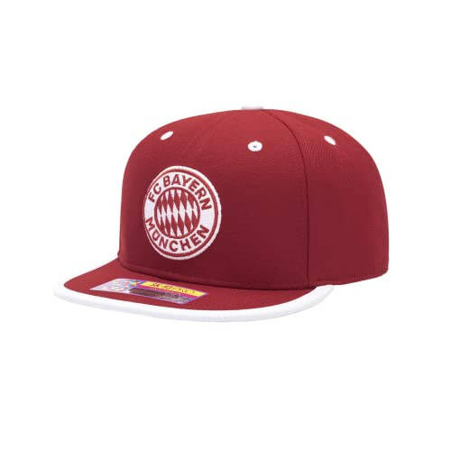 Fan Ink Bayern Münih 'Tape' Ayarlanabilir Snapback Futbol Şapkası/Beresi Mavi - 2