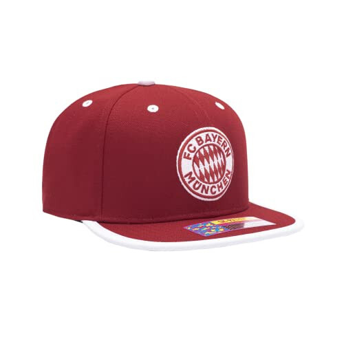 Fan Ink Bayern Münih 'Tape' Ayarlanabilir Snapback Futbol Şapkası/Beresi Mavi - 3