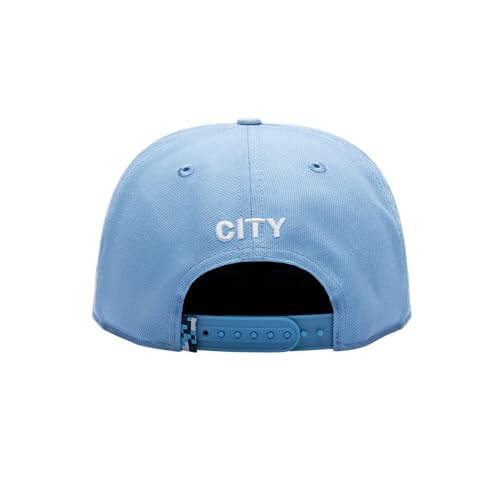 Fan Ink Manchester City 'Offshore' Ayarlanabilir Snapback Futbol Şapkası (Açık Mavi/Beyaz) - 5