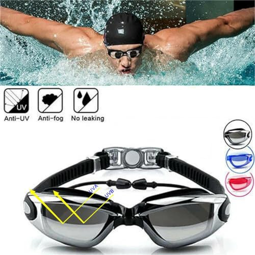 FANISEA Swim Goggles, 2 Pack Swimming Goggles Anti Fog No Leaking for Adult Men Women Youth - 5