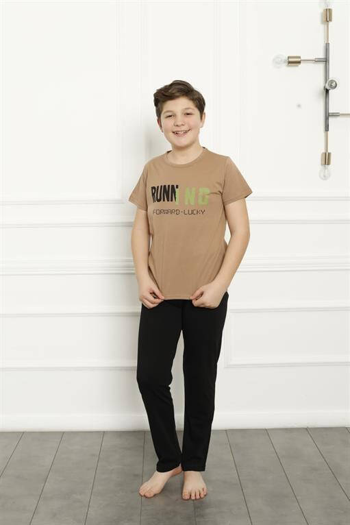 Father Son Beige Family Pajamas Set Sold Separately 50102 - 6