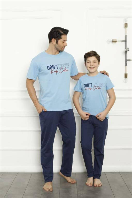 Father Son Blue Family Pajamas Set Sold Separately 50102 - 1