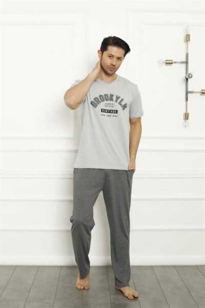 Father Son Gray Family Pajamas Set Sold Separately 50102 - 4