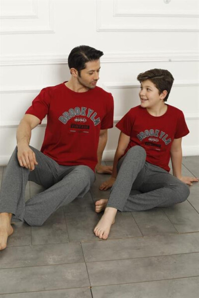 Father Son Red Family Pajamas Set Sold Separately 50102 - 1