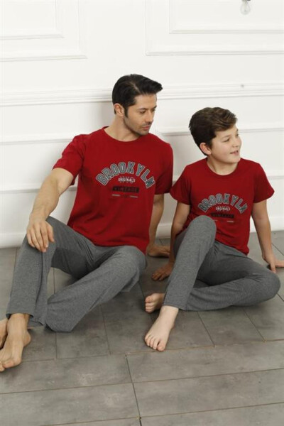 Father Son Red Family Pajamas Set Sold Separately 50102 - 3