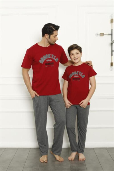 Father Son Red Family Pajamas Set Sold Separately 50102 - 4