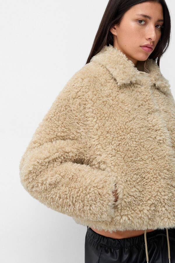 Faux fur trucker jacket - 4