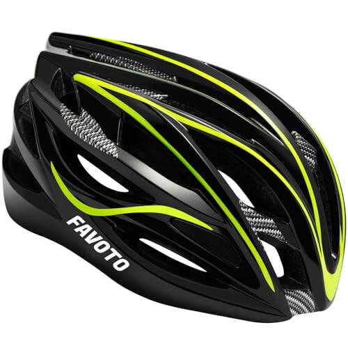 Favoto Lightweight Bike Helmet for Adults - CPSC Certified Mountain Road Bicycle Helmets Adjustable Fit for Men Women - 1