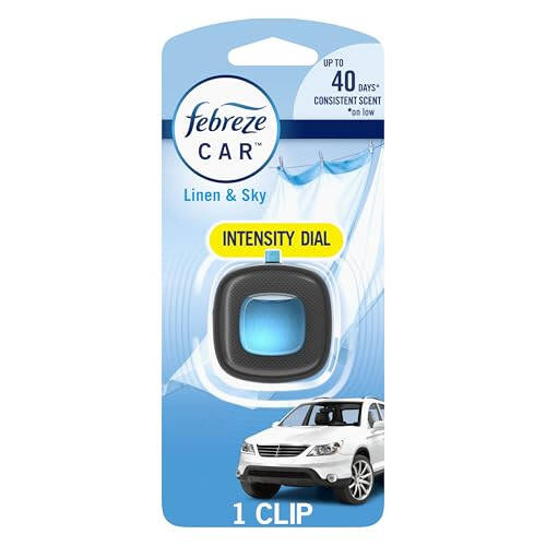 Febreze Araba Hava Dezenfektanı Havalandırma Klips, Keten & Gökyüzü, 1 Adet - 1