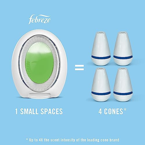 Febreze Small Spaces Air Freshener Heavy Duty Pet Odor Fighter, .25 fl. oz., Pack of 4 - 10