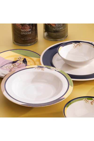 Fiesta Dinner Set 24 Pieces - With Birds - 10