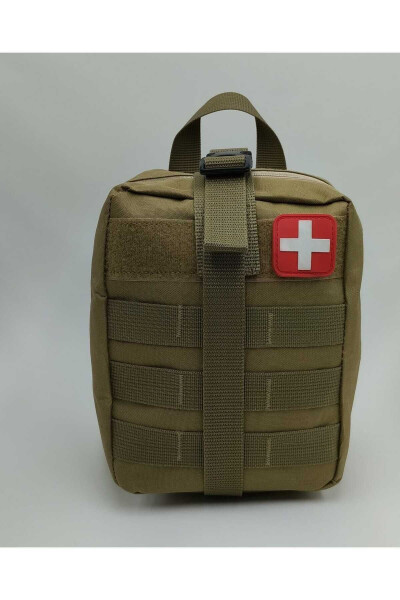 FIRST AID AND EARTHQUAKE BAG SAND COLOR (EMPTY) - 1