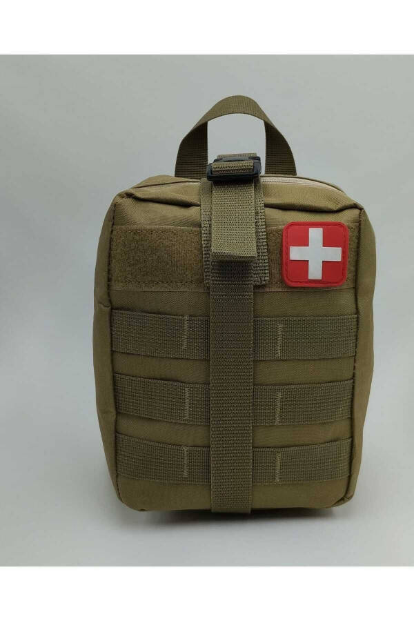 FIRST AID AND EARTHQUAKE BAG SAND COLOR (EMPTY) - 1