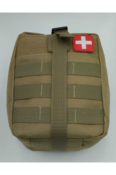 FIRST AID AND EARTHQUAKE BAG SAND COLOR (EMPTY) - 4