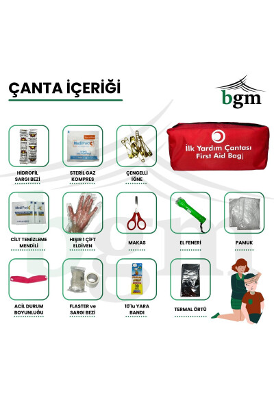 First Aid Kit Emergency Response Kit Essential Supplies - 2