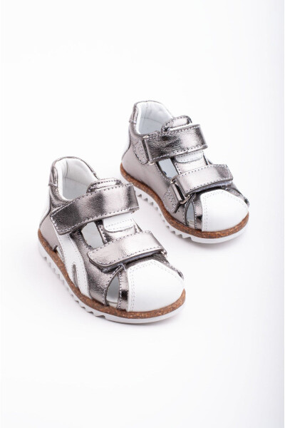 First Step Baby Girl Sandal Hakiki Leather Baby Girl Orthopedic Sandal - 6