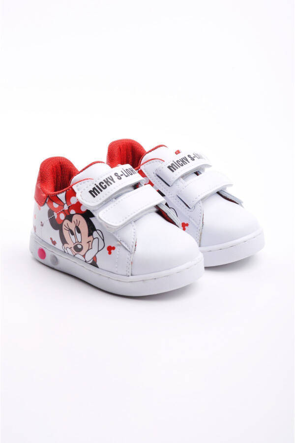 First Step Shoes Girl Baby First Step Shoes Orthopedic First Step Shoes Light Up Mickey Mouse - 11