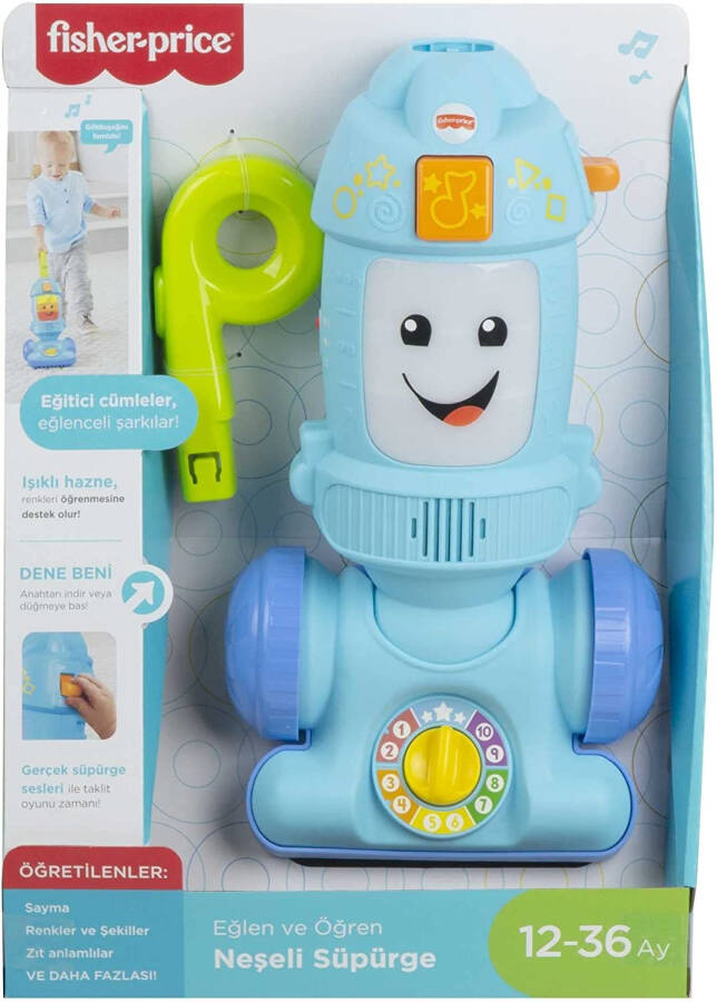 Fisher Price Eğlen ve Öğren Serisinden Türkçe Konuşan Neşeli Süpürge - 20