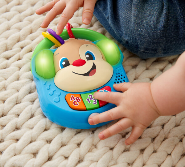 Fisher-Price Gül ve Öğren Şarkı ve Öğren Müzik Çalar Bebek ve Yürümeye Başlayan Oyuncak Sahte Radyo - 5