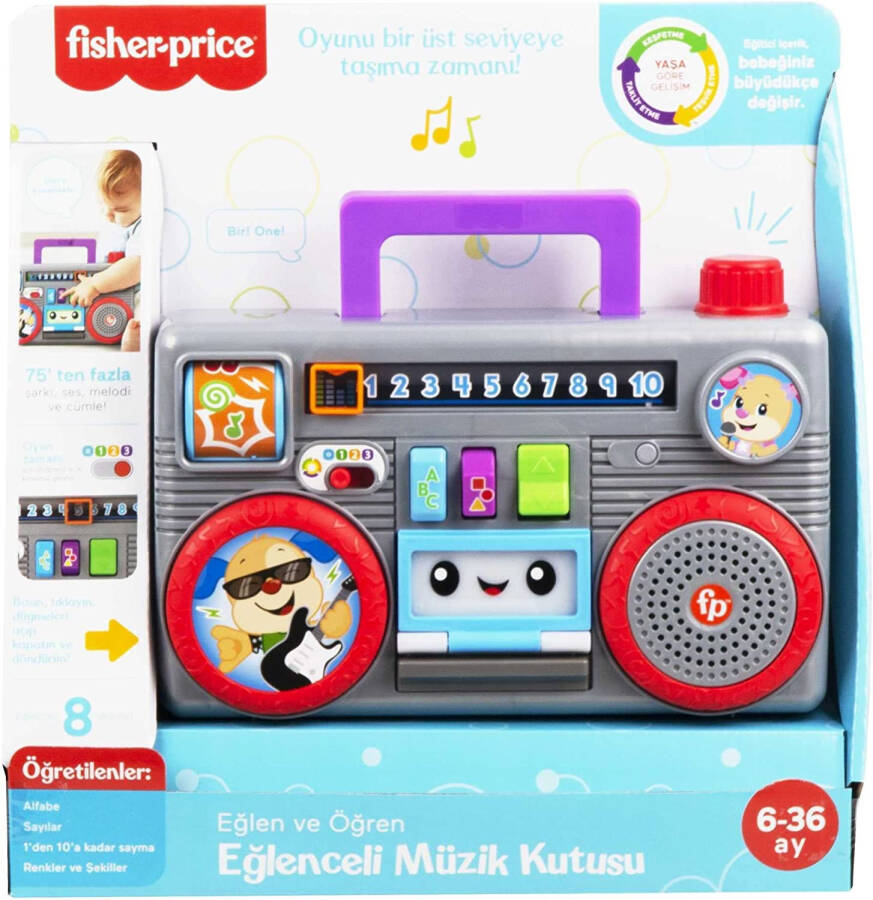 Fisher Price O'ynash va O'rganish Musiqa Qutisi - 24