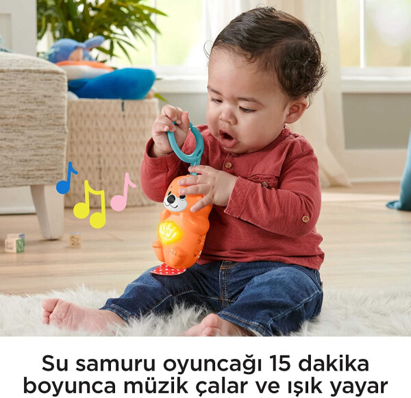 Fisher Price Quvnoq Hayvonlar 3 ta 1 da Jimnastika Markazi O'yin Kilimi - 21