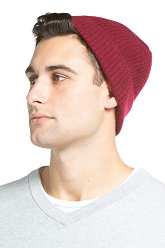 Fishers Finery Men's 100% Pure CasModazoneere Ribbed Cuffed Hat; Ultra Plush - 4