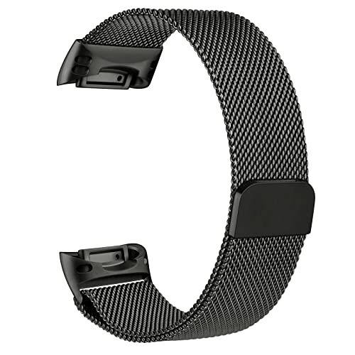 Fitbit Charge 5 uchun metall tasma, ayollar va erkaklar uchun, zanglamaydigan po'latdan magnit bilaguzuk, to'rsimon bilaguzuk, Fitbit Charge 5 uchun almashtirish tasmasi - 2