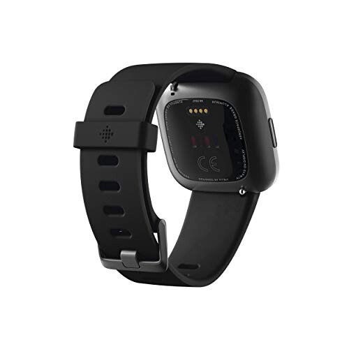 Fitbit Versa 2 Sağlık ve Fitness Akıllı Saati, Kalp Atış Hızı, Müzik, Alexa Desteği, Uyku ve Yüzme Takibi, Siyah/Karbon, Tek Boyut (S & L Bantlar Dahil) (Yenilenmiş) - 4