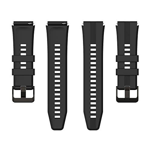 FitTurn 10-Pack Band Compatible with FITVII H56 HM57 HM78, RUIMEN D1 H1, TOOBUR IDW16, KEEPONFIT IDW21, TOZO S5 Smart Watch Bands, 22mm Quick Release Adjustable Silicone Strap Wristband Replacement Band for FITVII H56 Fitness Tracker - 7